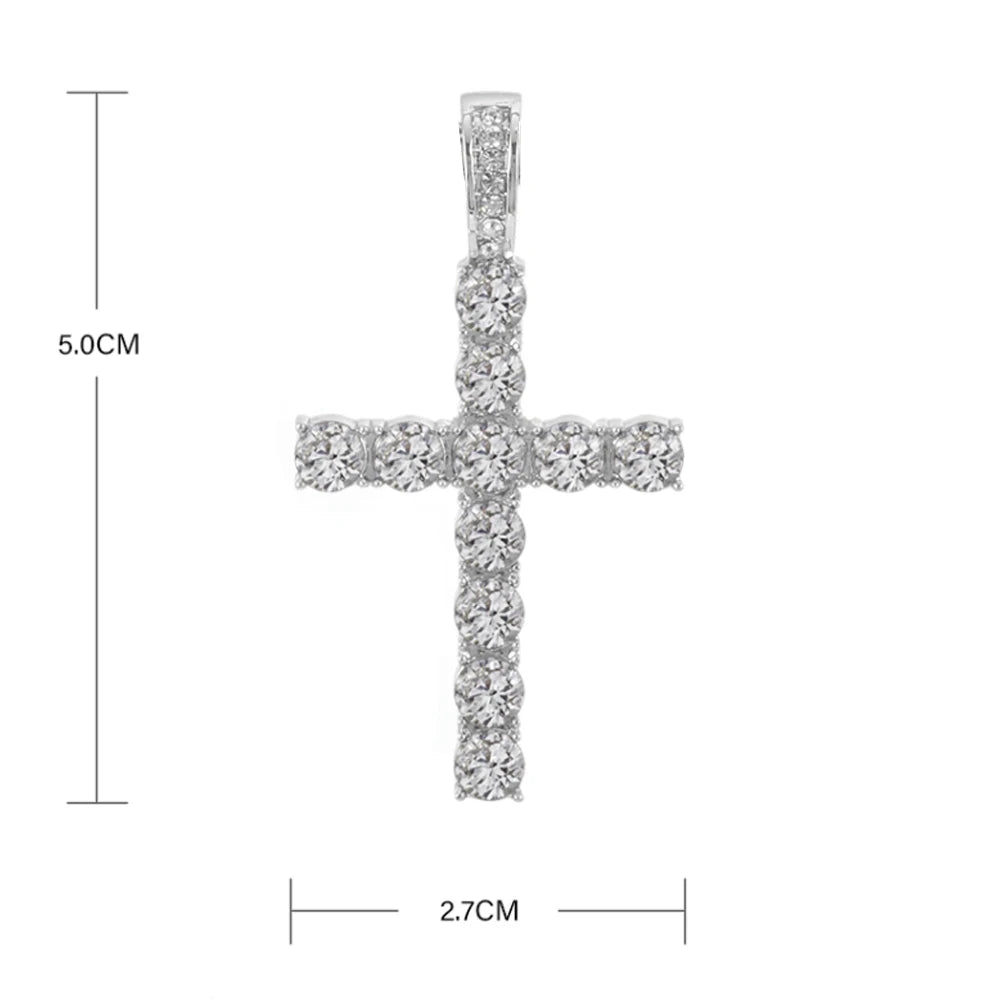 Cross Ice Fine Pendant