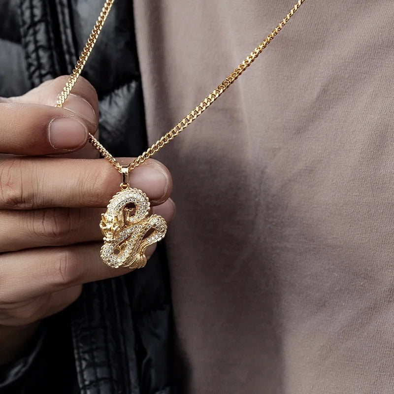 Gold Dragon Pendant