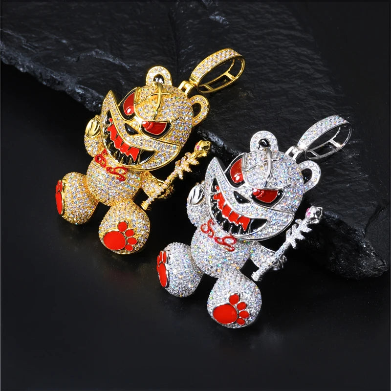 Devil Teddy Ice Pendant