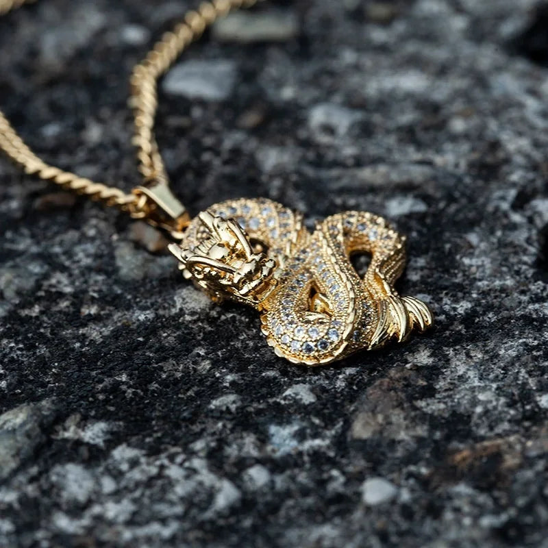 Gold Dragon Pendant