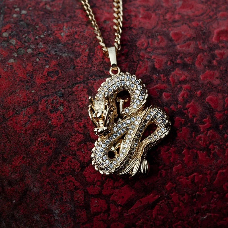 Gold Dragon Pendant